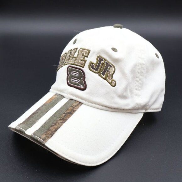 Chase Realtree Dale Jr 8 Hat Mens Strapback Camo Racing Stripe Baseball Cap - Picture 1 of 8